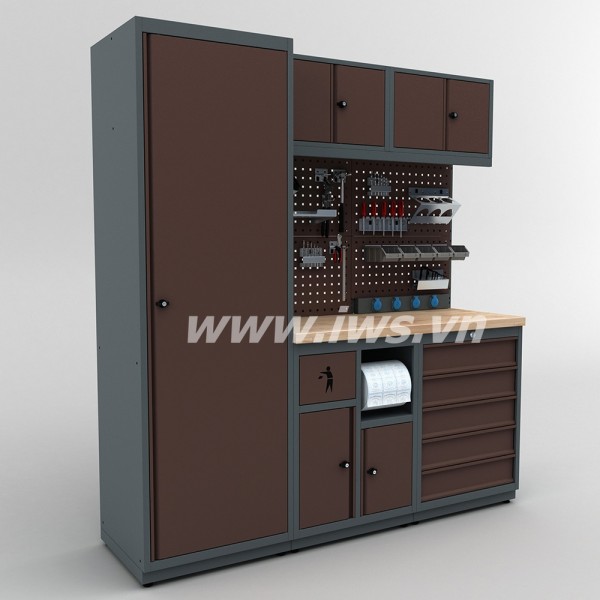 Hệ tủ chứa đồ nghề, dụng cụ 1800mm - Model: 13184